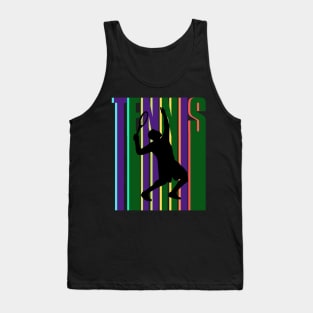 US Open Tennis Player Silhouette Tank Top